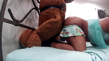 my teddy fucking me