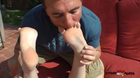 Licking 18 Year Old Feet! Fuckedfeet