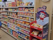 Public Flashing at 7Eleven #  NO PANTIES at shoping