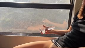 Flashing - Masturbating on a Train - Peeing Outdoors