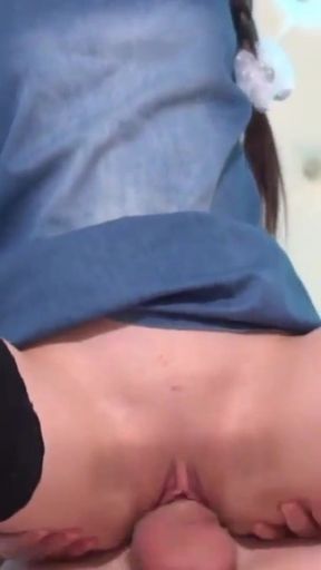 Jaw-dropping moment from "A step sister is fucked by an older brother before study while her parents are not at home"