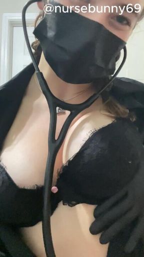 POV Stethoscope Exam with Strip Tease Stimulation
