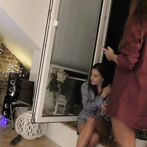 Super Hot Halloween Sluts throw a Party at Home on a Sexy Lingerie Try on Haul Day with lots of Panties and Thongs