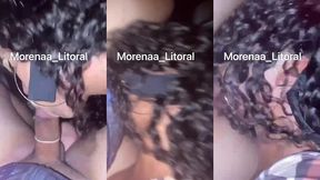 mamando a pica grossa do uber safado!! pagando a carona