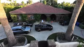 Giulia Diamond rides Ryan Driller's cock in the storeroom