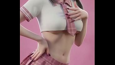 D.Va'_s Electric Dance (T-ara - Sugar Free) | Uncensored Hentai | AI Generated