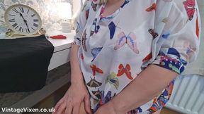 OLD TSHIRT CUT UP TO SHOW OFF MY BIG BOOBS