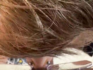 Older GILF Stella Gets a Hose Me Tryout Headjob POV