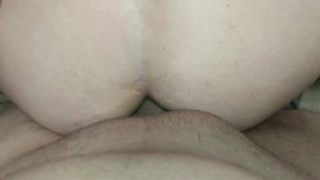 amateur milf wife blowjob and cum load in her mouth and face pov