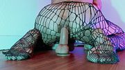 Big Booty Femboy Rides a Huge Dildo! 🥵🍑🔥