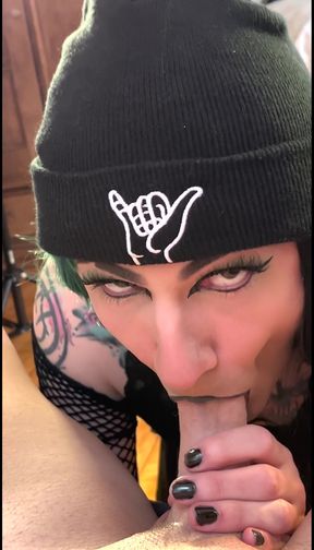 Super Sexy Goth Femboy Jade Madison Sucking and Fucking - Compilation 2