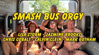 Smash Bus - DP / Anal with Jasmine and Lila
