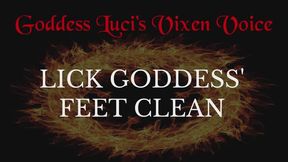 Lick Goddess' Feet Clean~