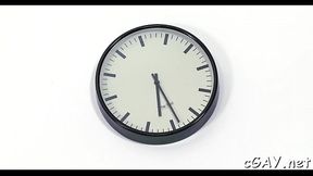 Glazy facial ejaculation for fellow