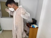 científicos tienes sexo rudo en el laboratorio