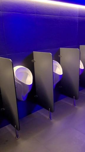 Risky Wank in Public Toilet