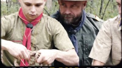 ScoutBoys - Gray-haired DILF barebacks an innocent scout