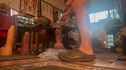 Anal sex chair gaping