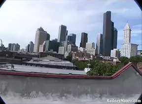 Aughties cam girl Kayla is horny and stacked while she shows off her big bust