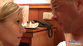 Highly fantastic and teenie blonde likes mature dongs