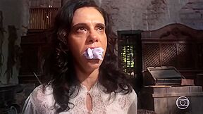 Brazilian Actress Malu Galli Stuff Gagged