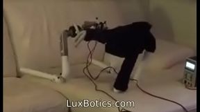 Real robot fucking movement with robot skeleton for Stephanie by Lux Botics