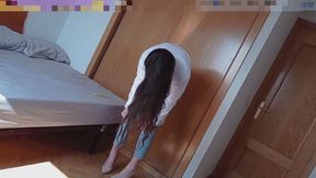 TEEN IN JEANS HIGH HEELS BLOWJOB CUM IN MOUTH SWALLOW SHANAXNOW