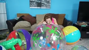 Amber Deflates and Destroys Inflatables