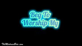 Beg To Worship My Ass