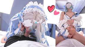 Japanese Sub-Culture Girl Cosplay Blowjob Handjob Cowgirl sex, Jirai kei hentai shemale ladyboy 7