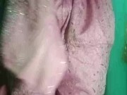 Indian Gay Crossdresser wife Gaurisissy xxx sex in pink salwar kurta pressing her big boobs