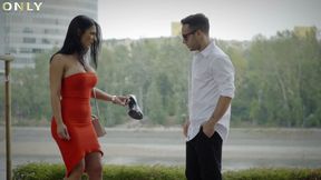 Foot Fucking Filly Featuring Honey Demon and Raul Costa