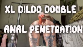 XL Dildo Double Anal Penetration