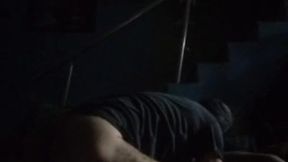 chupando e dando para o uber no escuro