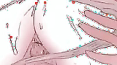 Bulma gets interrupted by Goku while playing a game of tickling in 3D hentai