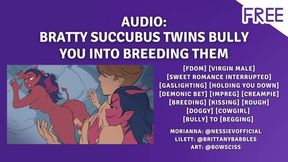 Audio: Succubus Girls Bully You Into Breeding Them