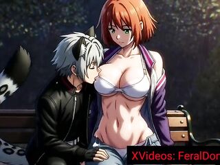 Donguri Breastfeeding From Hot Manga Readhead MILF At Park - Indecent A.I. Clip Clip
