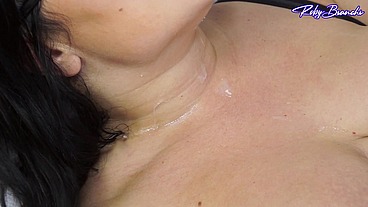 A big cock for the fat slut