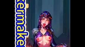 AI Art TikTok Dance Compilation – Toga EVA Shows Off Her Ahegao Moves