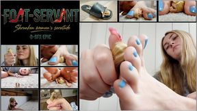 Foot-Servant: Shrunken woman servitude - D-SFX Epic (4k)