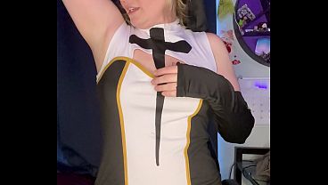 Smelly Armpits Humiliates Nun!