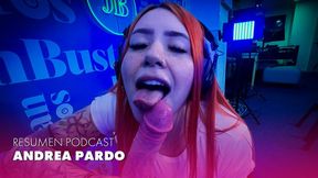 Big-Titted Redhead Andrea Pardo's Sybian-Shattering Blowjob & Squirting Session