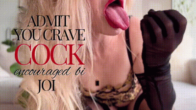 Admit you crave COCK- encouraged bi JOI