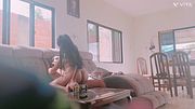 brunette catches wild cock fury deep