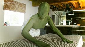 ZENTAI ENCASED DOMESTIC SLAVE FANTASY