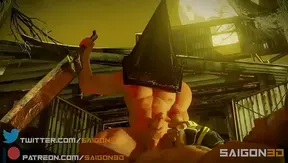 Pyramid Head Meets Drift: Hot 3D Gay Hentai Action – Full Uncut Scene