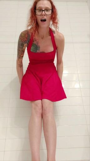 Desperation Peeee by Redhead in Red Dress