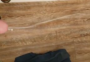 Big Shooter Boy Next Door Hands Free Cumshot with Slow Motion Replay