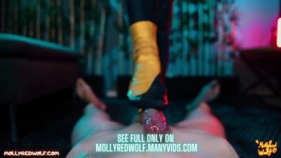 Batgirl Busts Panty Bandit - kinky Femdom Rimming Action PMV