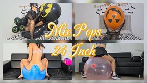 Compilation of the best 24 inch balloon explosions